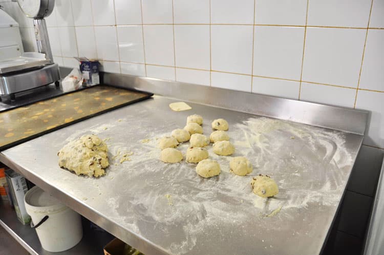 Pan di Ramerino le palline di impasto