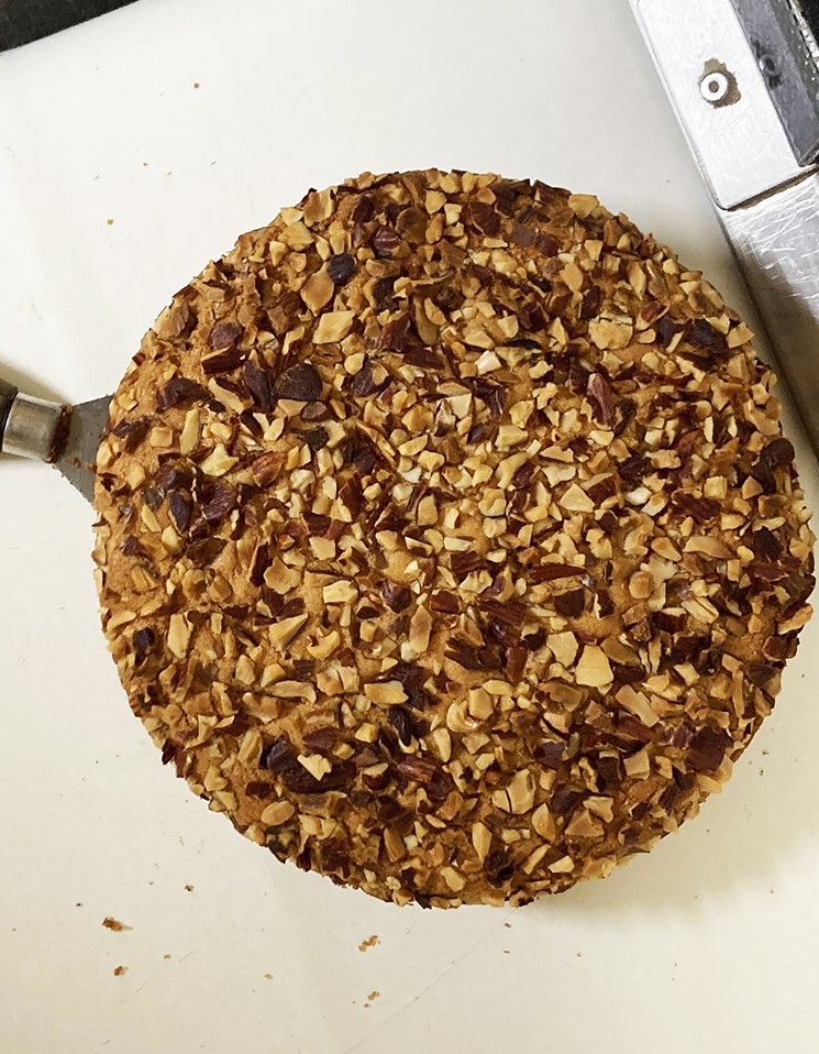 Mantovana cake freshly baked