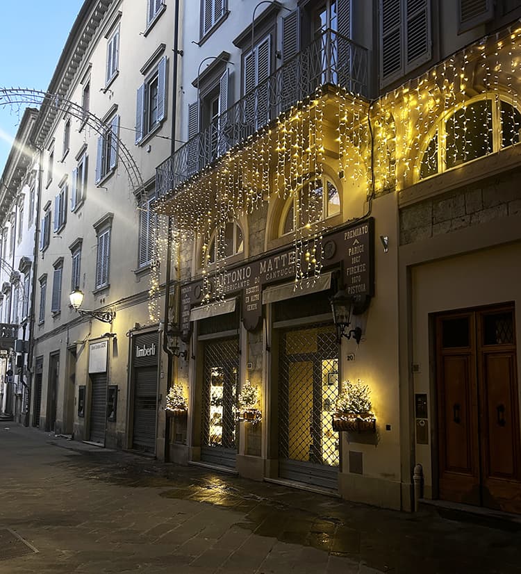 In Prato, the city of the Biscuit Factory and our family